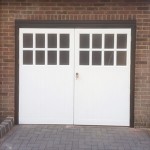 Side hung garage doors