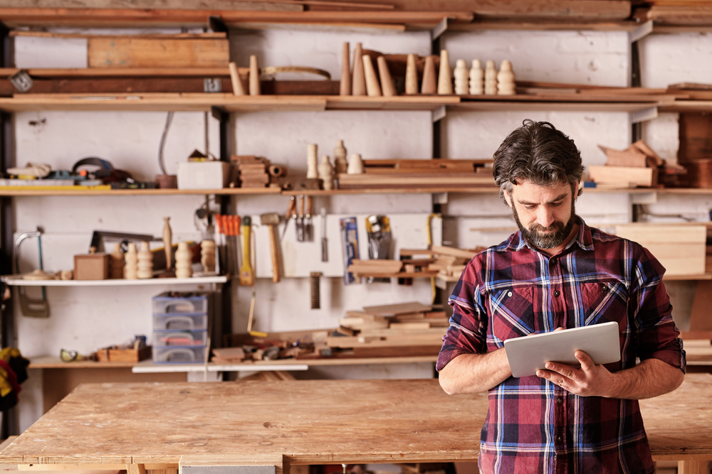 Man in workshop